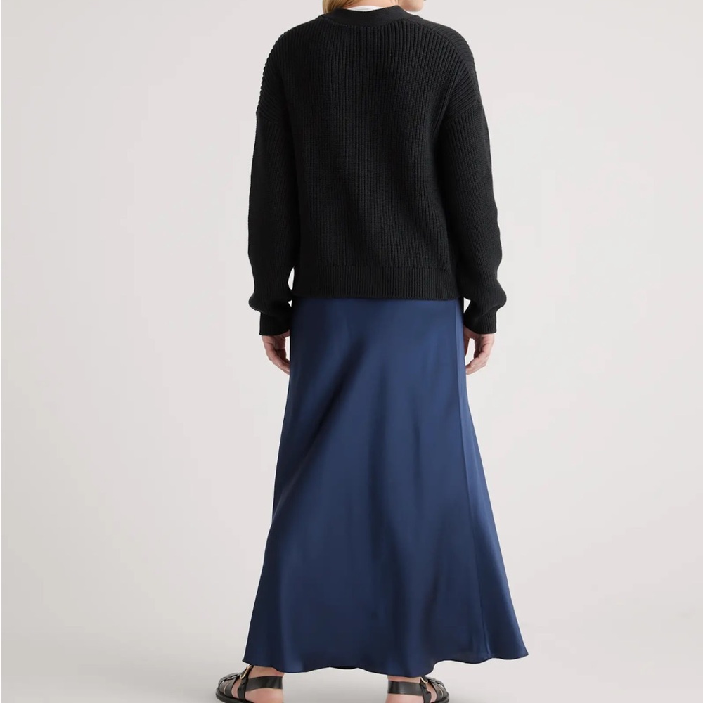 100% Organic Cotton Fisherman Boxy Cropped Cardigan - Picture 3 of 4